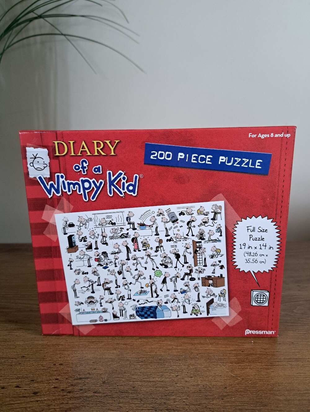 Diary of a Wimpy Kid 200 Piece Puzzle By Pressman 2014 Complete Collectible